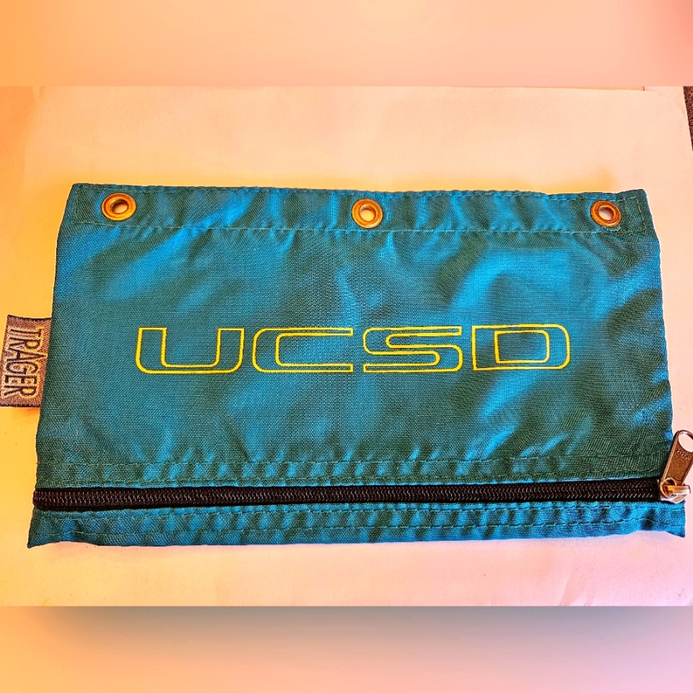 UCSD 3-Hole Notebook Binder Pencil Pouch by Trager